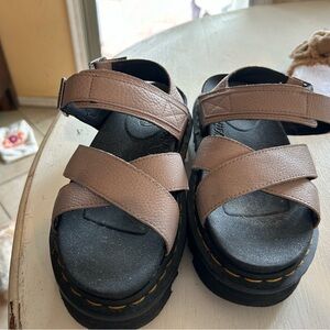 Dr. Martens Brown Leather Sandals